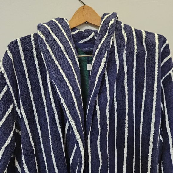 Bed Head Striped Hooded Bathrobe Men Size XL - Picture 6 of 16